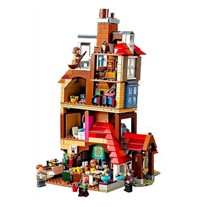 لگو هری پاتر حمله به بارو 1047 قطعه Magic Castle Attack on the Burrow Weasley House-اسباب بازی